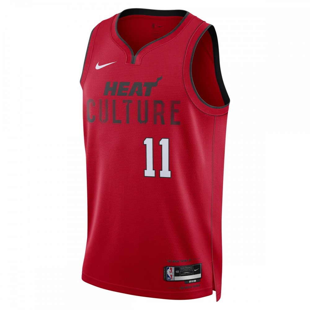 Jaime Jaquez Jr. Miami Heat Unisex 2024/25 Swingman Player Jersey - City Edition - Red-Pro Kit Vault | Brand New 26/27 Sports Jerseys